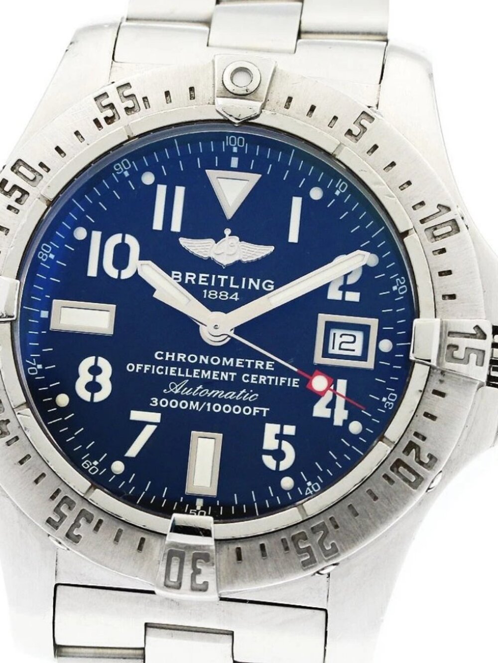 BREITLING Avenger Seawolf A17330 Date black Dial Automatic Men's Watch_951982